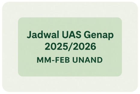 Jadwal Ujian Ahir Semester Genap 2025/2026